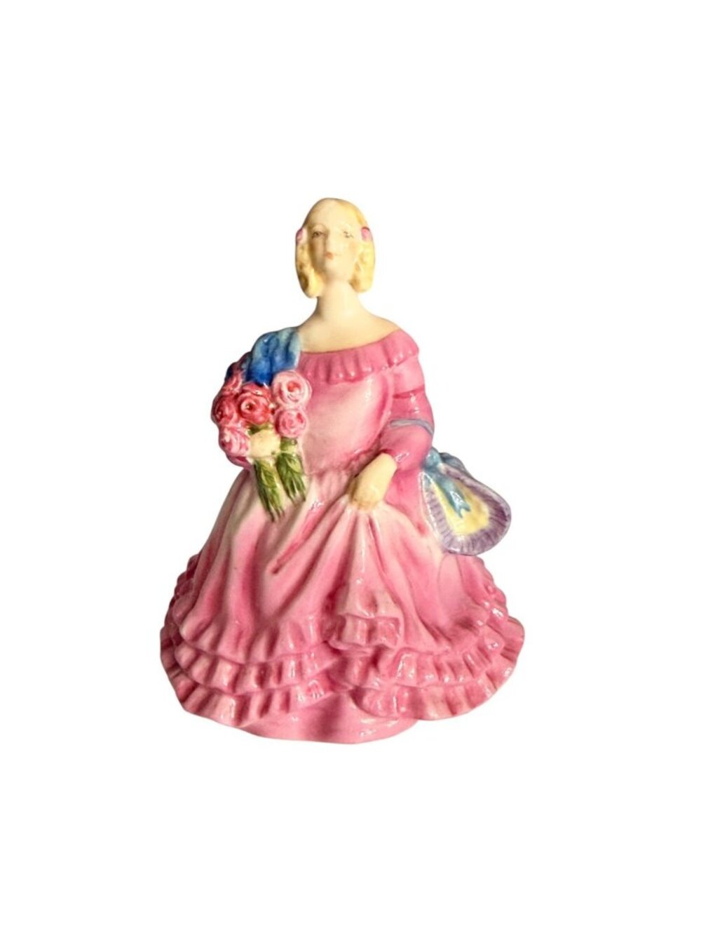 ROYAL WORCESTER‎ JUNE 2906  5"  Lady Figurine  England